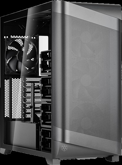 SilverStone SETA A2 ATX Mid Tower Case Black