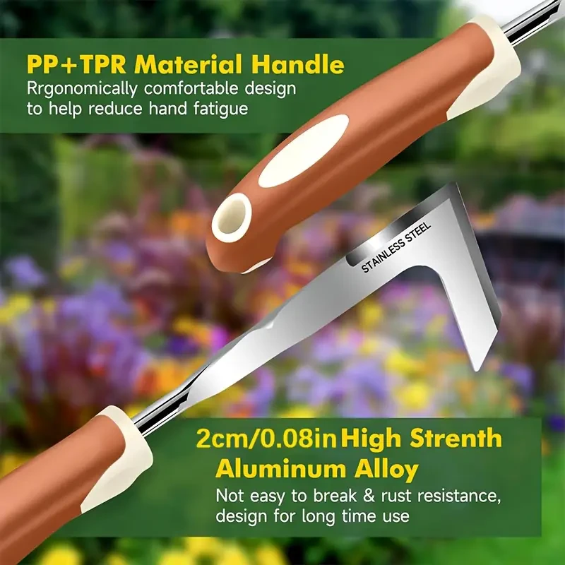 9pcs Heavy Duty Aluminum Garden Tool Set