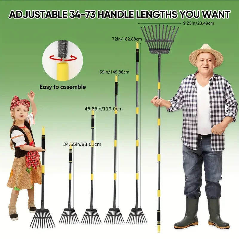 Adjustable Garden Rake