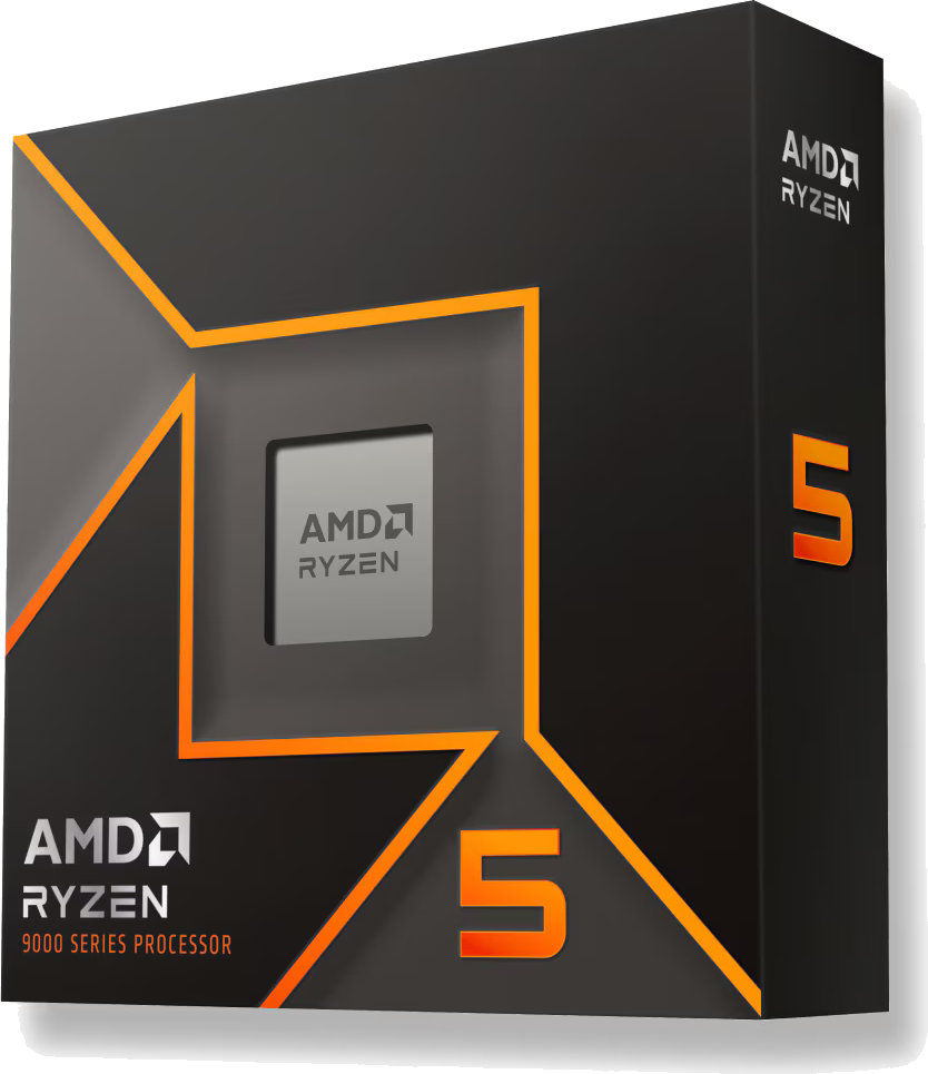 AMD Ryzen 5 9600X 6C/12T AM5 CPU No Fan