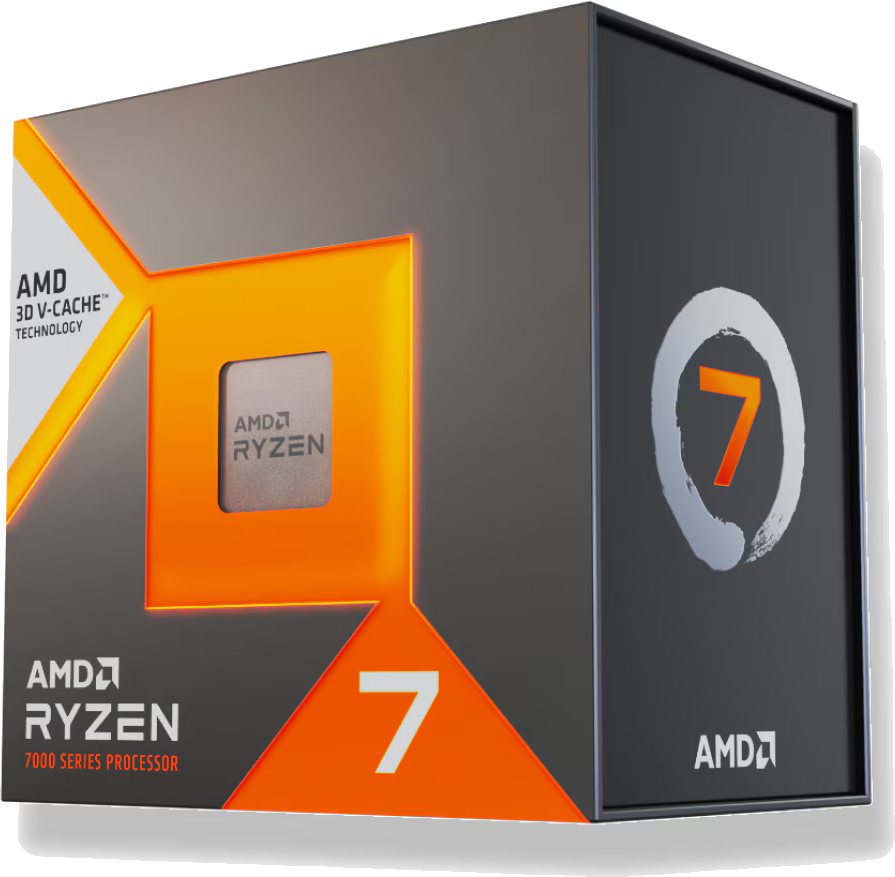 AMD Ryzen 7 7800X3D 8 Core/16 Thread AM5 CPU No Fan
