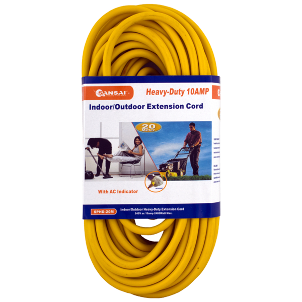 Sansai Heavy Duty 10A Power Cord 20M