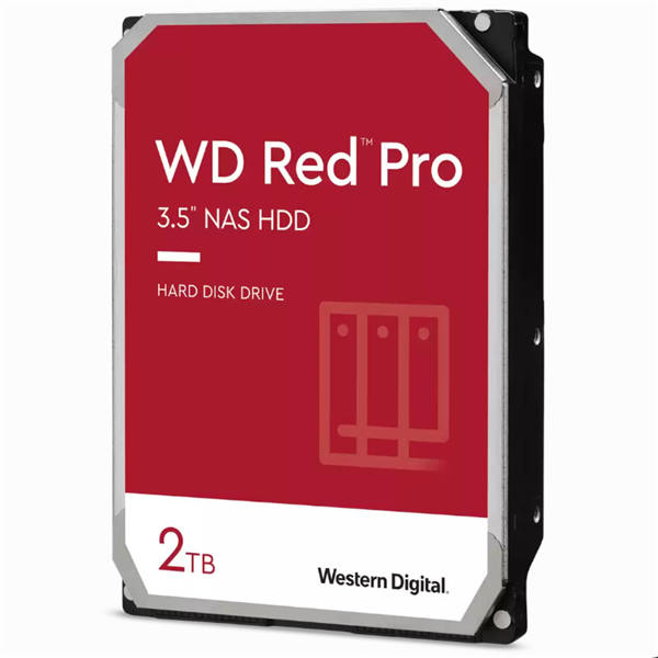WD Red Pro 2TB SATA 3.5" 7200RPM 128MB NAS HDD