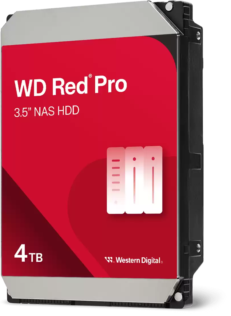 WD Red Pro 4TB SATA 3.5" 7200RPM 256MB NAS HDD