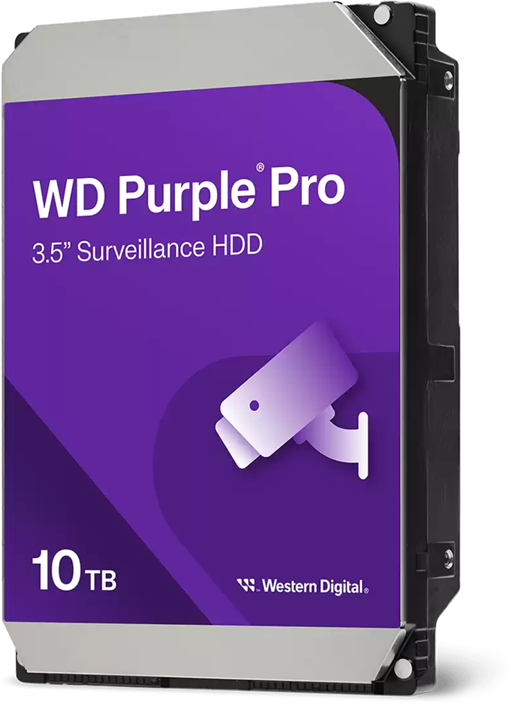 WD Purple Pro 10TB SATA 3.5" 7200RPM 512MB Surveillance HDD