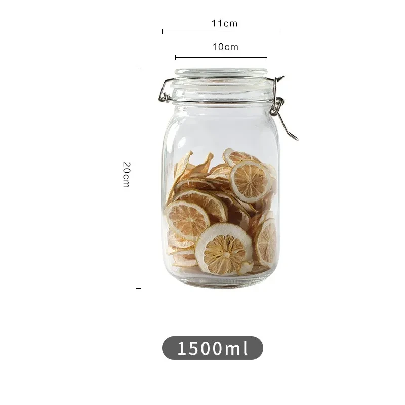 Round Glass Jar