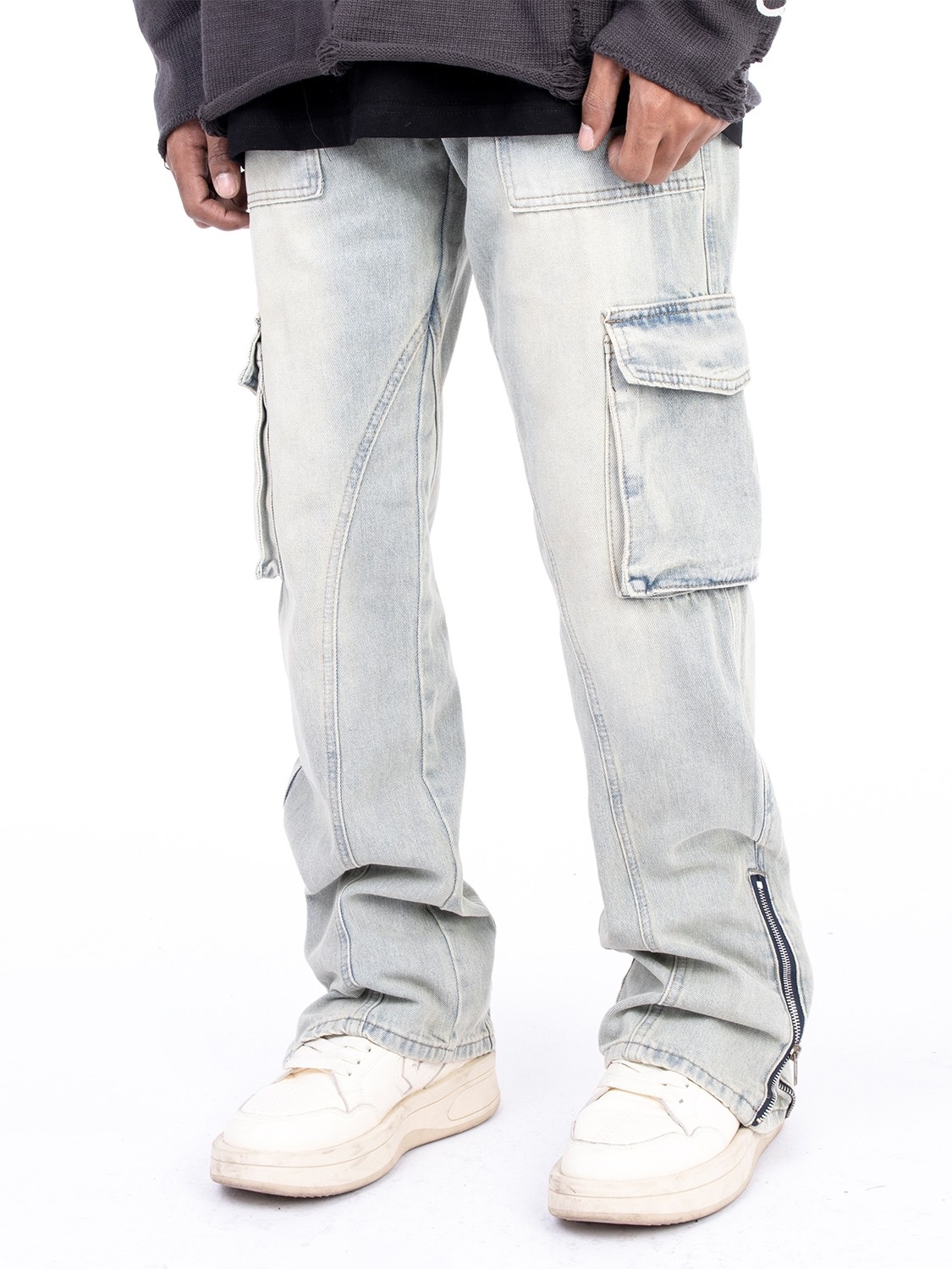 American Style Jeans With Zipper