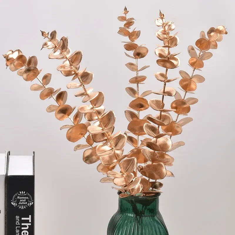 Gold Artificial Leaves