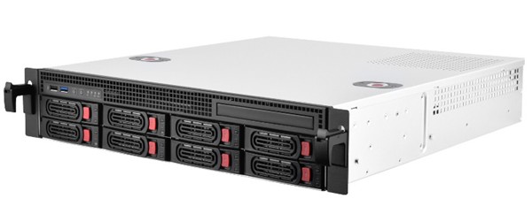 SilverStone RM21-308 mATX 2U 8 Bay Rackmount Case