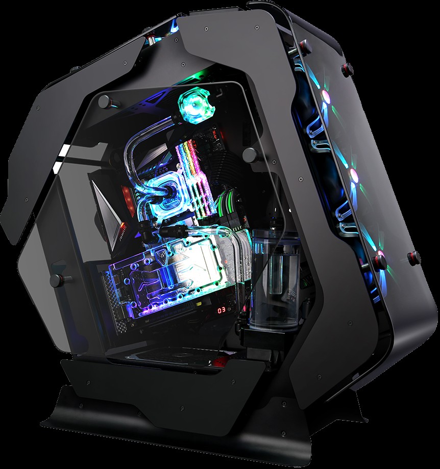 Zalman Z-Machine 500 ATX Mid Tower Case 4x120mm ARGB Black