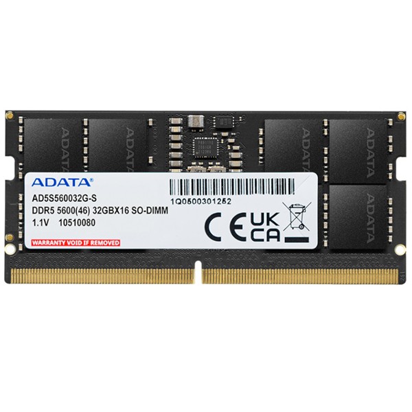 ADATA 32GB DDR5-5600 2048x8 SODIMM