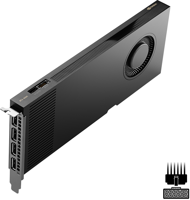 PNY NVIDIA Quadro RTX4000 Ada 20GB DDR6 PCIE Graphics 4*mini DP