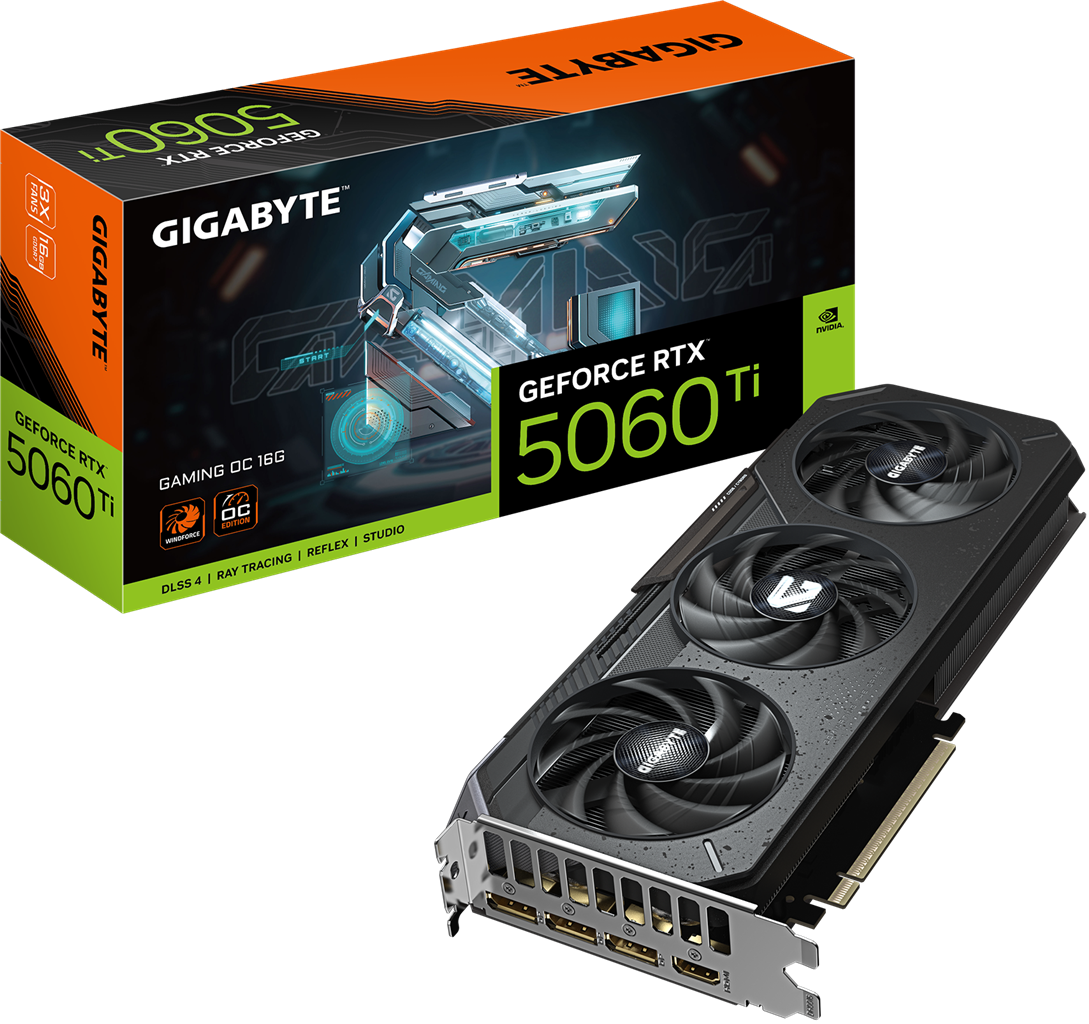 Gigabyte GV-N506TGAMING OC-16GD RTX5060TI 16GB PCIE Graphics Card