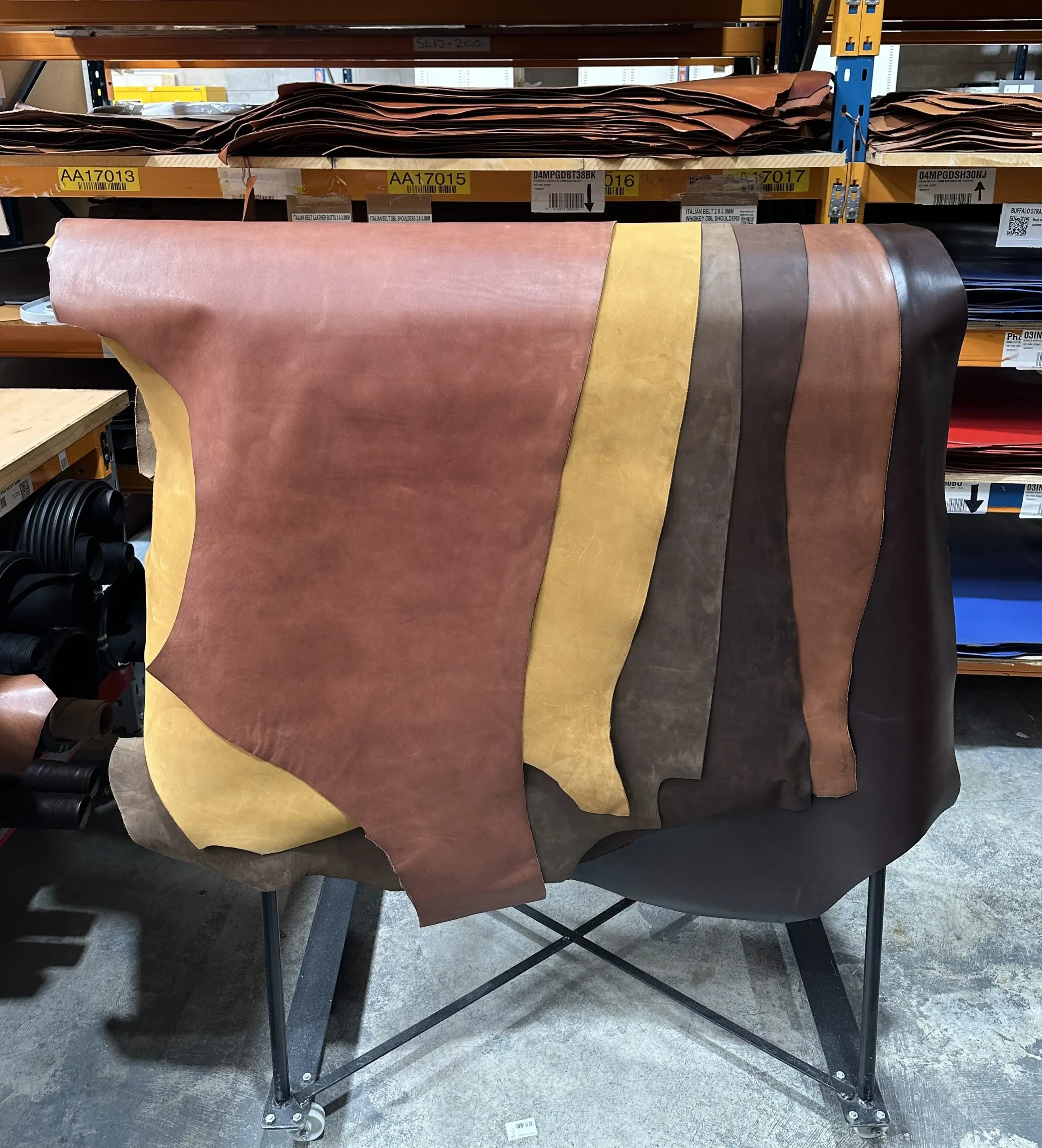 INDUSTRIAL LEATHER ASSORTED