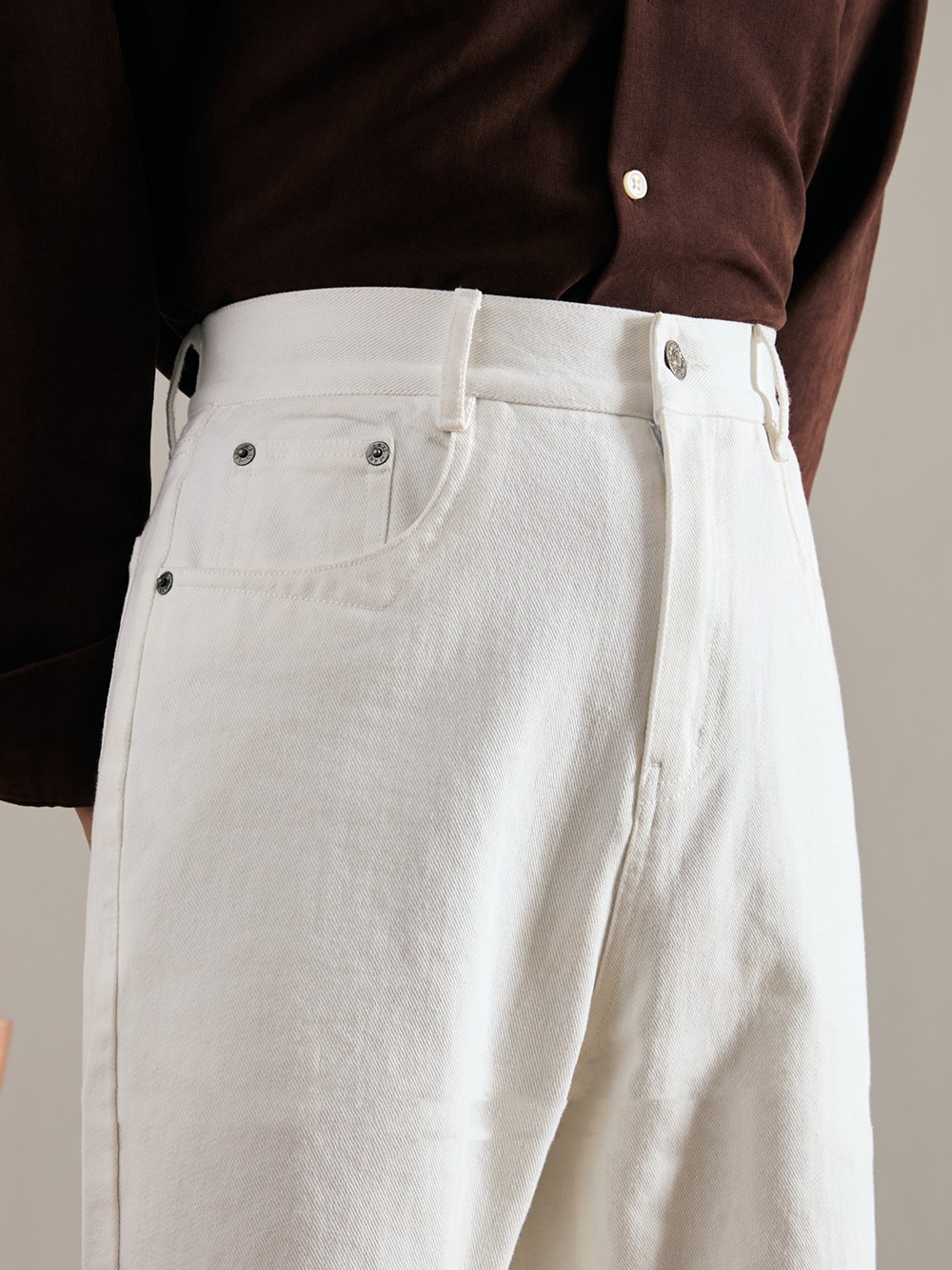 Men's Retro Versatile Straight Leg Loose Washed Pants