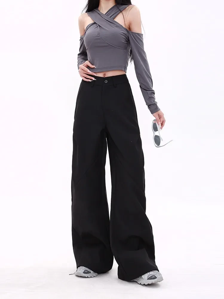high waisted black dress pants womens