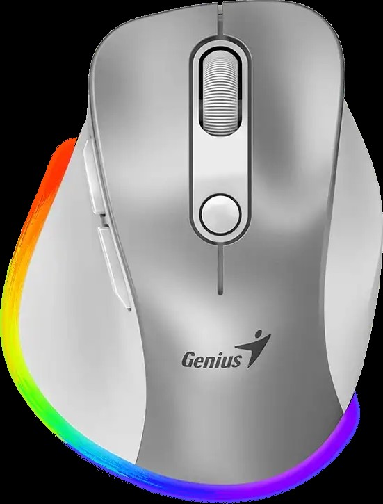 Genius Ergo 9000S Pro Silent Ergo Mouse - White