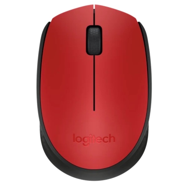 Logitech M171 USB Wireless Mouse - Red