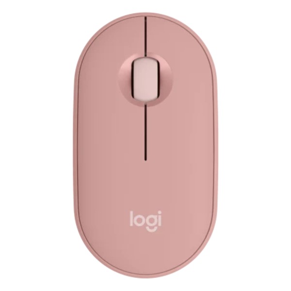 Logitech M350S Pebble 2 USB Wireless/Bluetooth Mouse - Tonal Rose