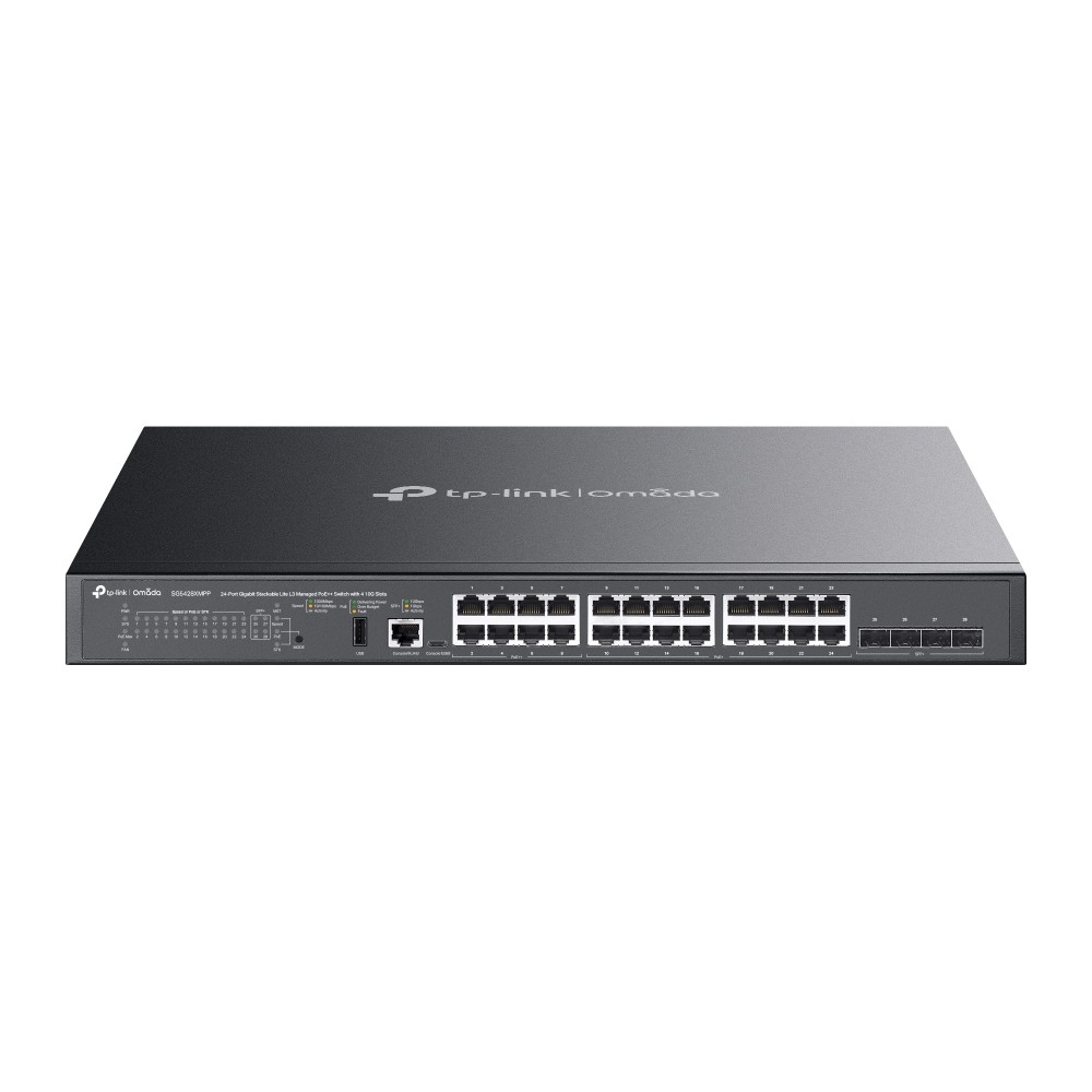 TP-Link SG5428XMPP 24 Port Gigabit Omada PoE++ 4xSFP+ Switch