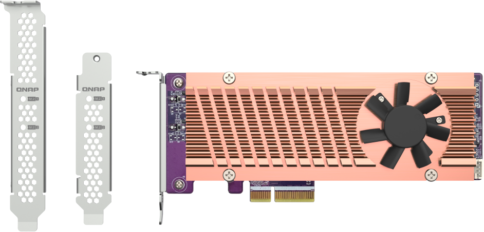 QNAP QM2-2P-344A Dual M.2 PCIe Expansion Card