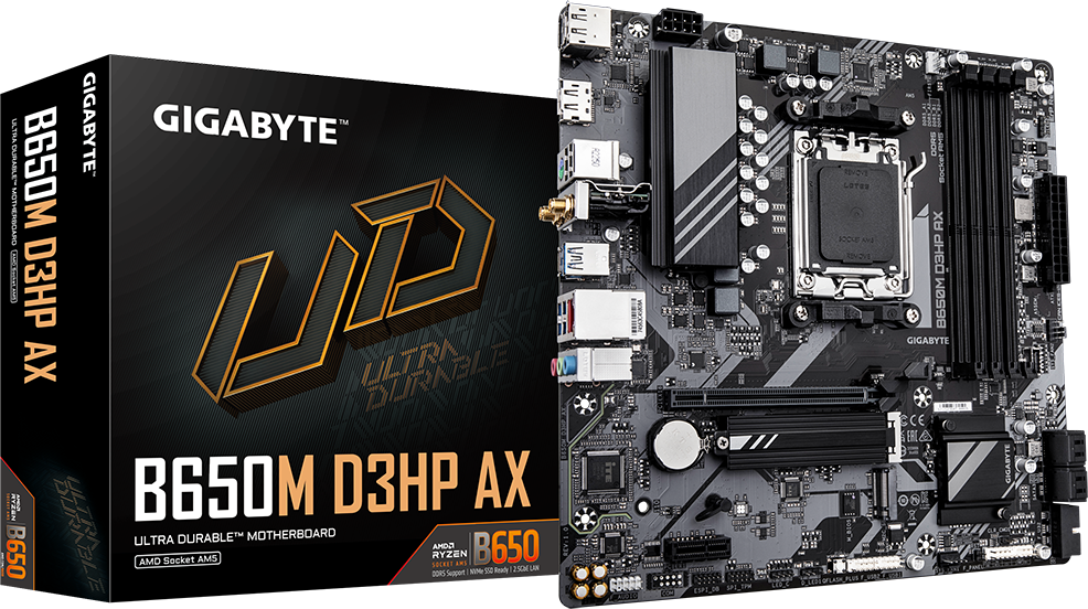 Gigabyte B650M D3HP AX 1.2 DDR5 AM5 Motherboard