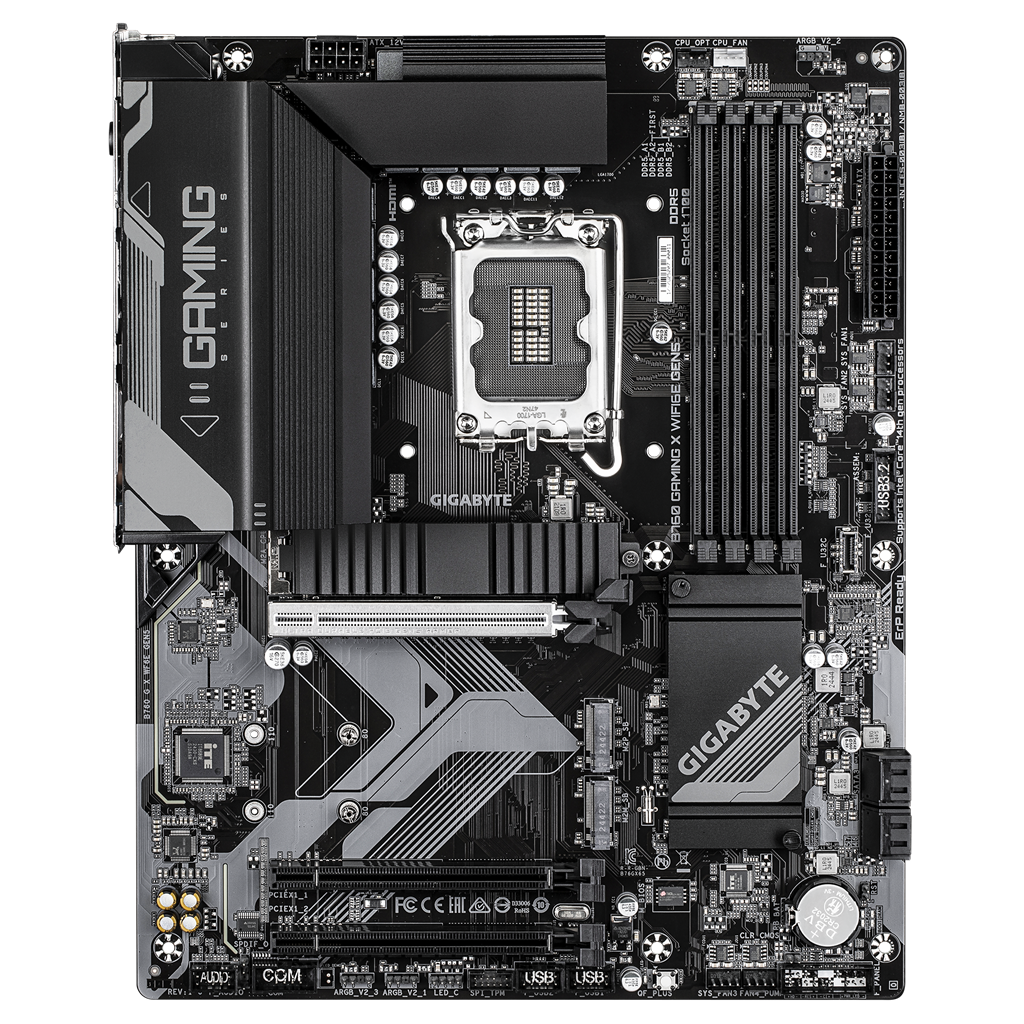 Gigabyte B760 G X WF6E Gen5 DDR5 mATX LGA1700 Motherboard