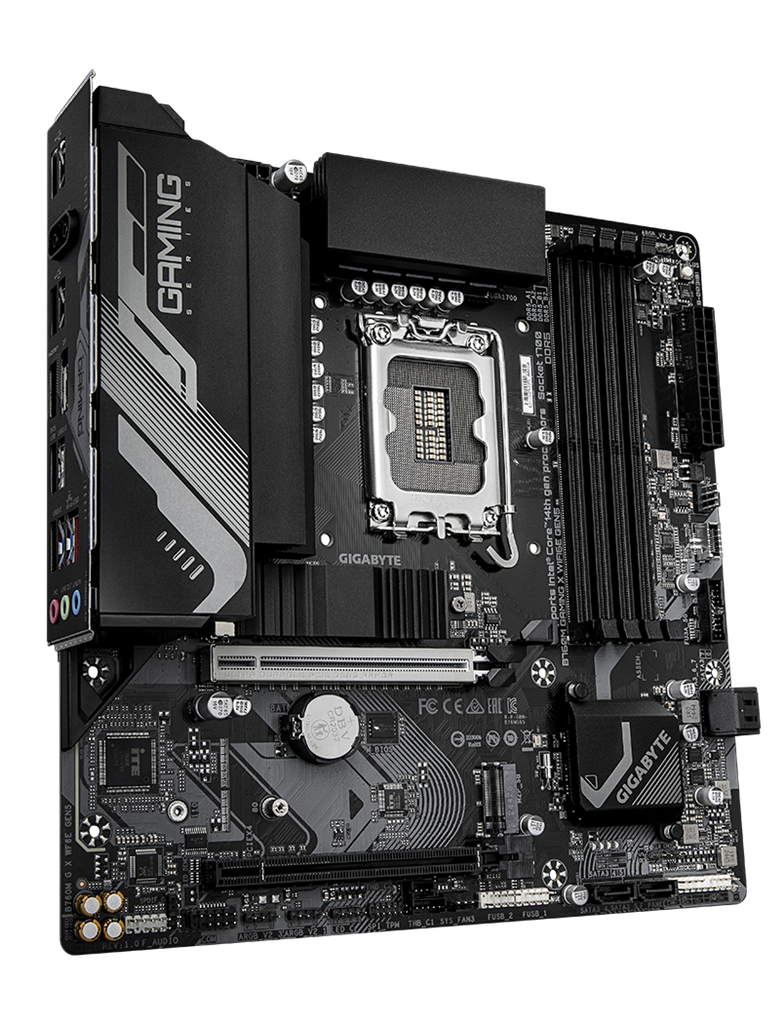 Gigabyte B760M G X WF6E Gen5 DDR5 mATX LGA1700 Motherboard