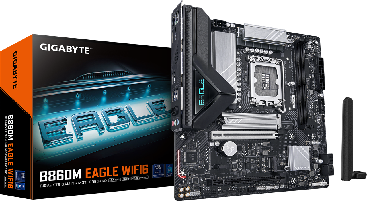 Gigabyte B860M EAGLE WIFI6E ATX LGA1851 Motherboard