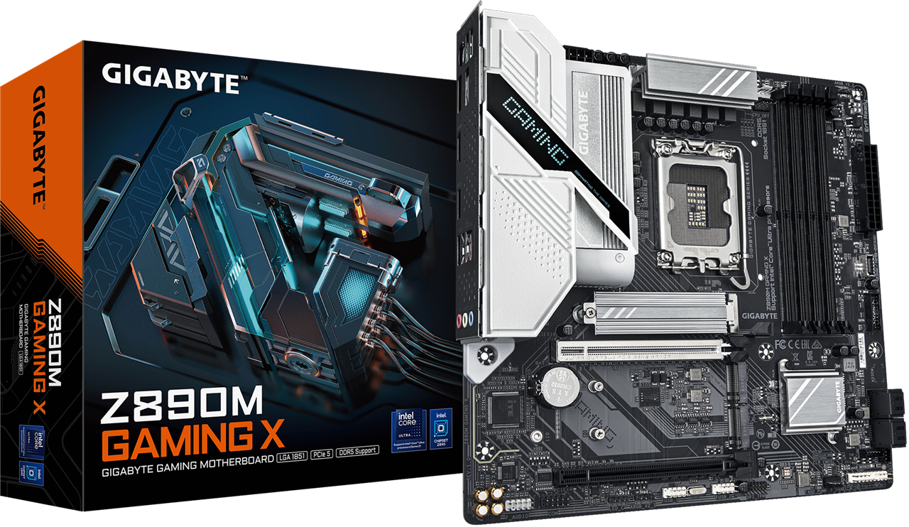 Gigabyte Z890M GAMING X MATX LGA1851 Motherboard