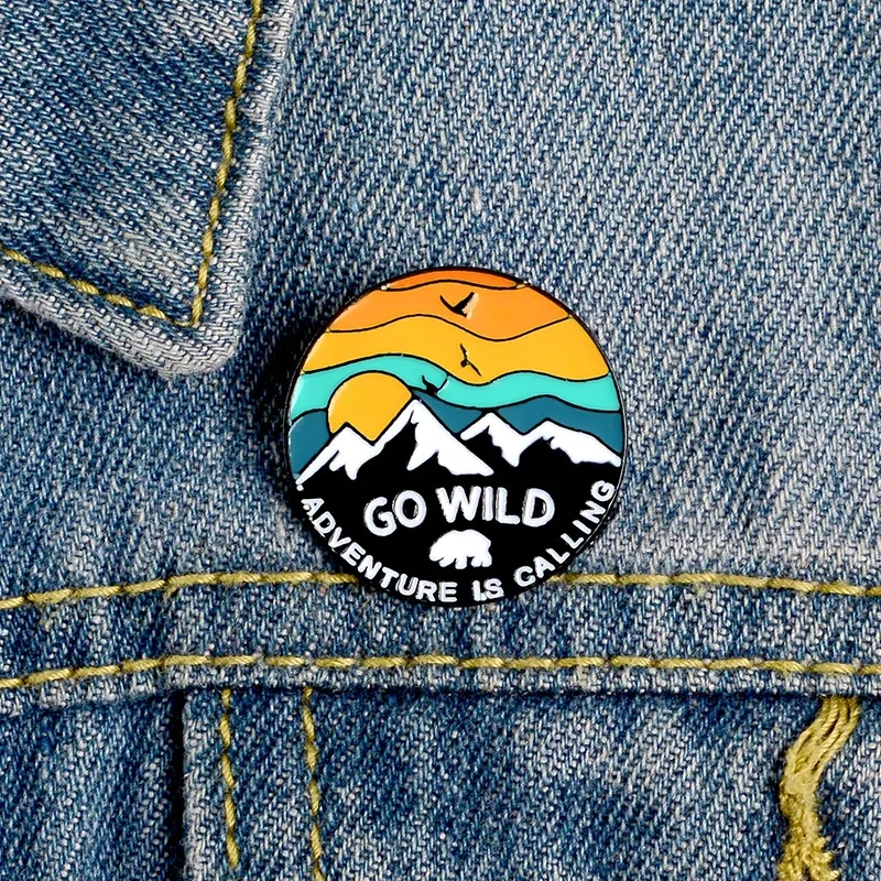 Backpack Lapel Pin Badge