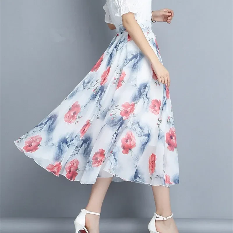 Floral Midi Skirt