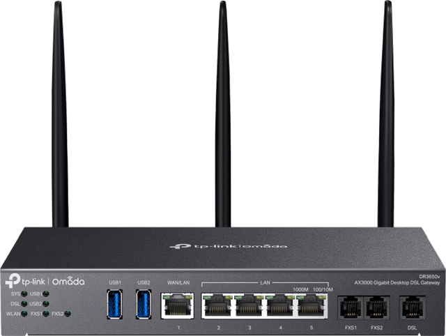 TP-Link DR3650v-4G Omada 4G AX3000 VPN Router w/VOIP