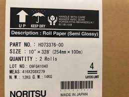 Noritsu 10" Semi Gloss Paper (2 x 100m Rolls)