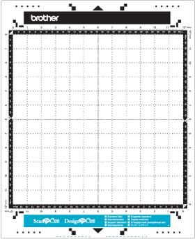 Brother CAMATLOW12 Scan N Cut Fabric - Low Tack Mat