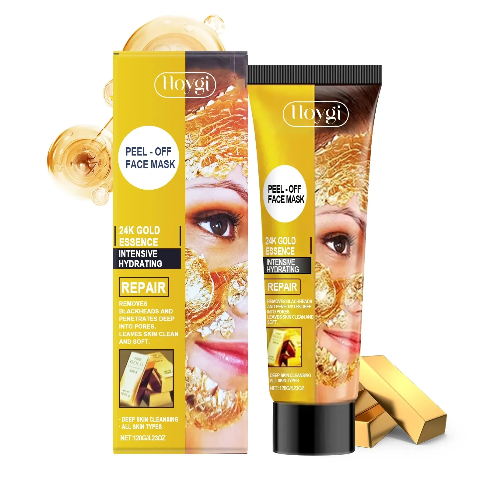 Golden Tear And Apply Facial Mask