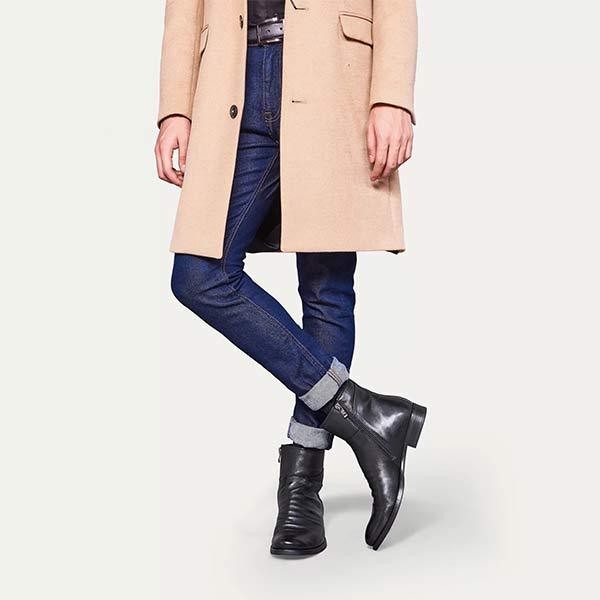 Men's Vintage Rider Leather Boots