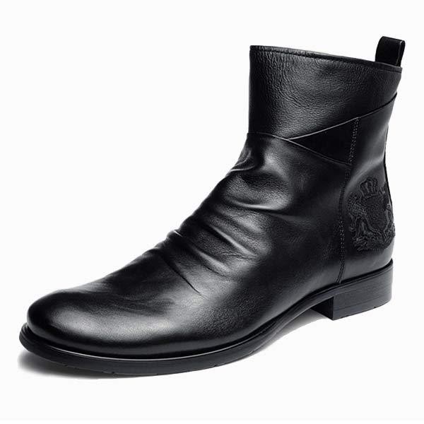 Men's Vintage Rider Leather Boots