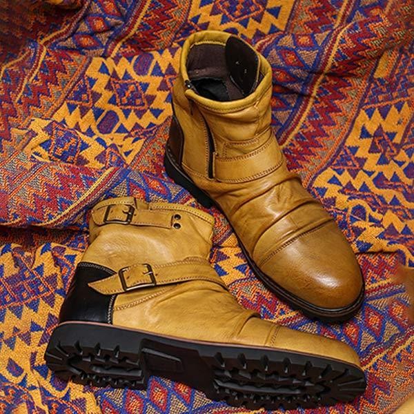 Men's Vintage Crinkle Booties