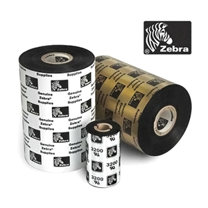 Zebra TLP2844 110mm X 74m Wax Ribbon GK and GC Printers