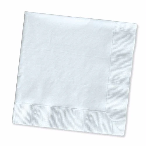 White Luncheon Napkins - Pack of 50