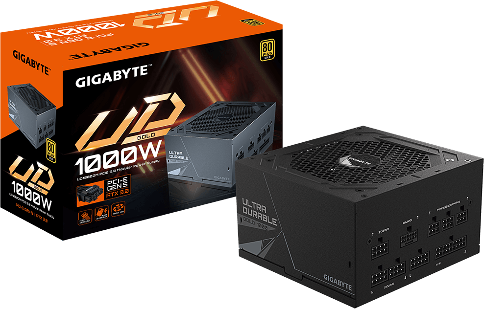 Gigabyte GP-UD1000GM 1000W ATX Gold Full Modular PSU