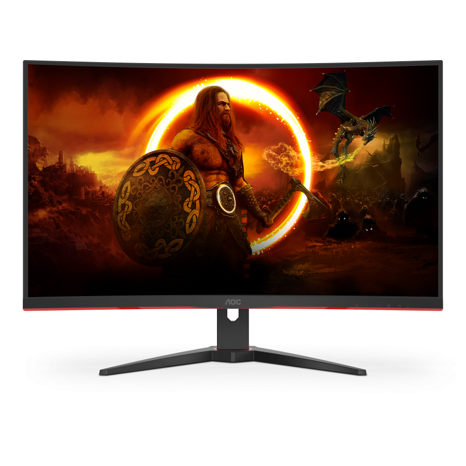 AOC C32G2ZE2 32" Curved 1920x1080 1ms VGA HDMI DP 240Hz Gaming Monitor