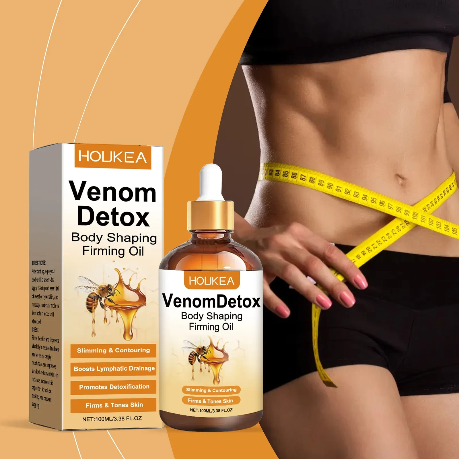 HOUKEA Venom Detox Body Shaping Firming Oil