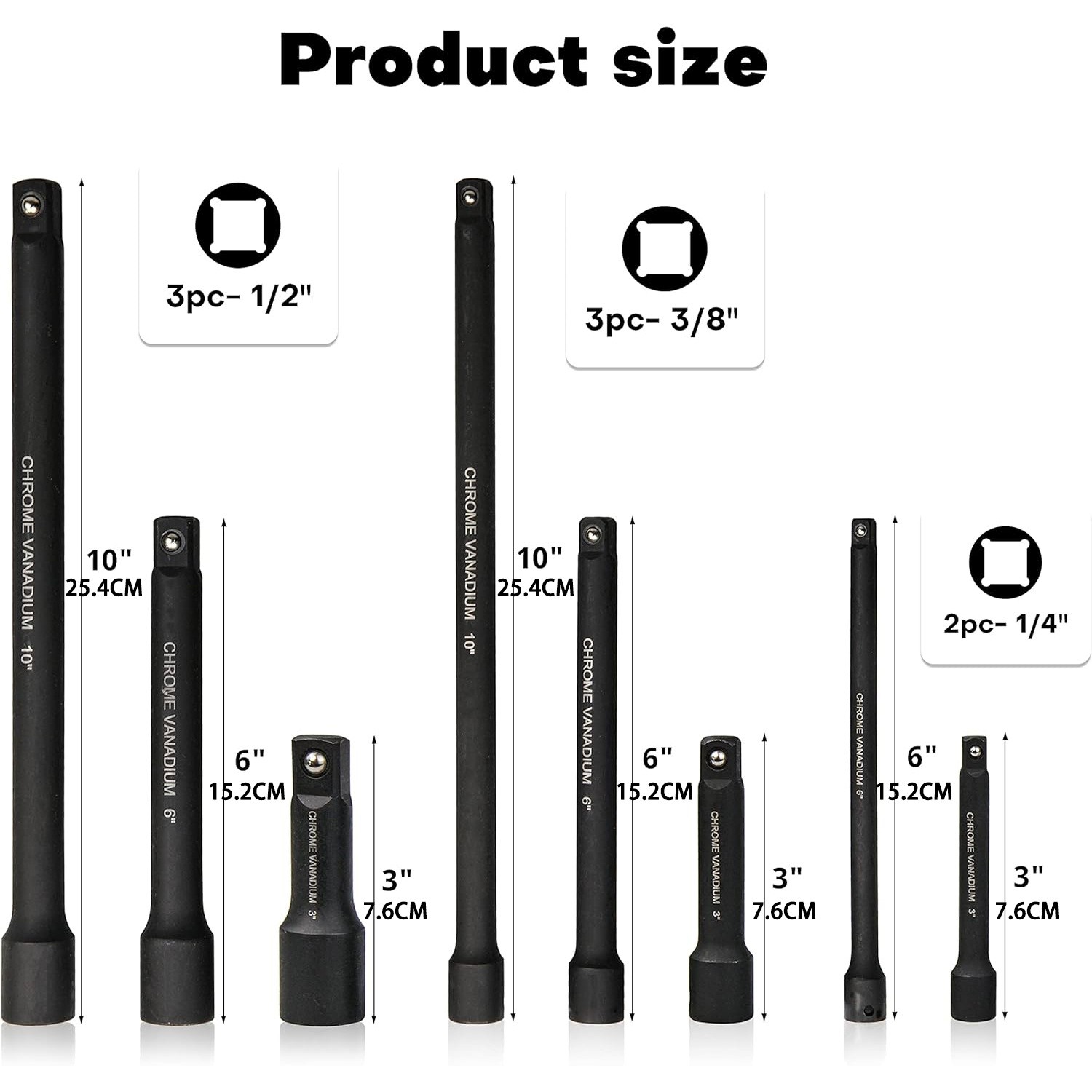 Drill Bit Extension Set