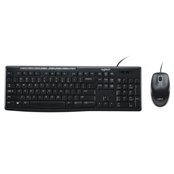 Logitech MK200 Wired USB Keyboard and Mouse