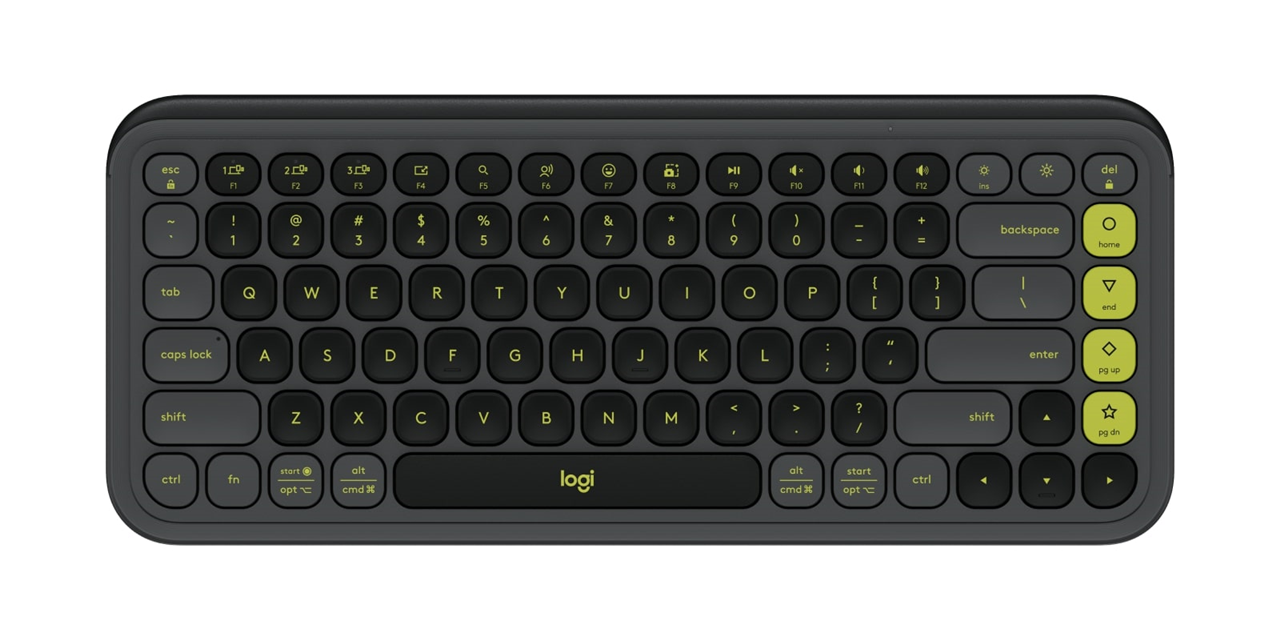 Logitech POP Icon Keys wireless keyboard - Graphite