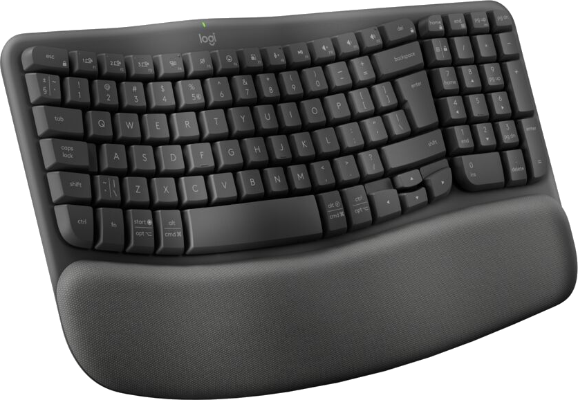 Logitech Wave Keys Wireless Ergonomic Keyboard Business
