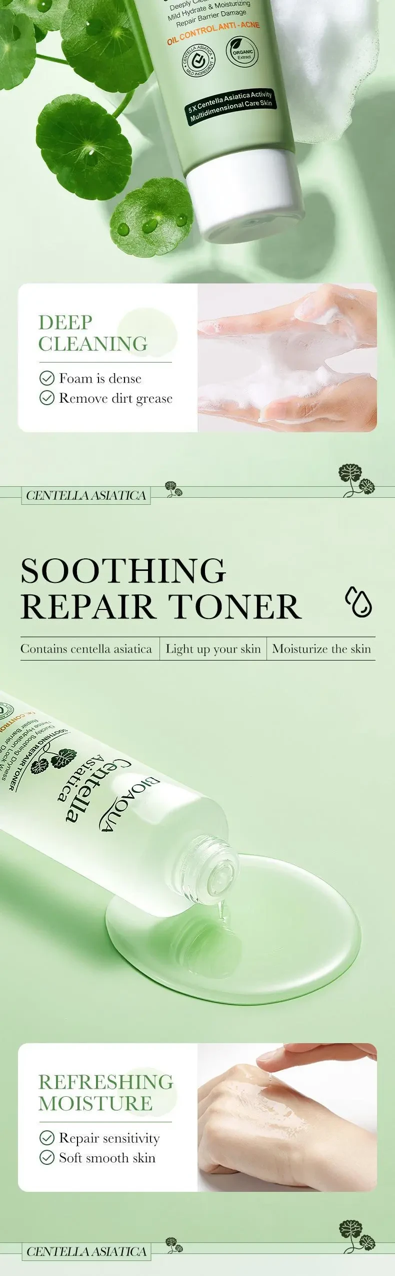 Soothing Repair Toner with Centella Asiatica