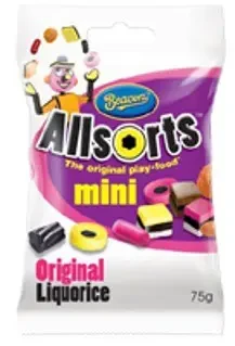 Beacon Liquorice Allsorts Mini 24 X packet